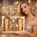Set cadou parfum 4 piese ambalaj auriu lux elegant