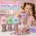 Set 60 Elastice de Păr pentru Copii - Recipient cu Mâner