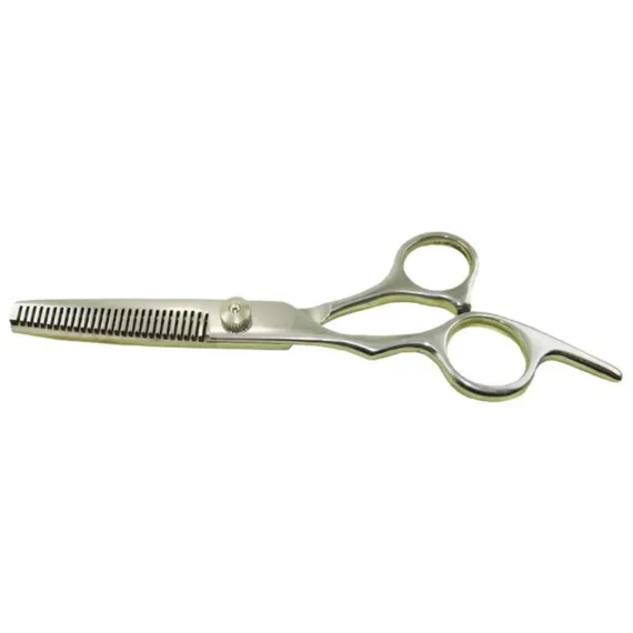 Foarfecă de filat argintie profesională din inox
