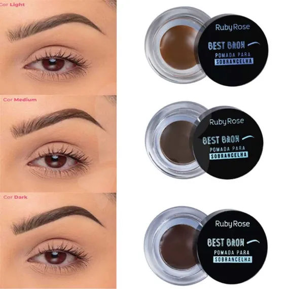 Gel de Sprâncene Ruby Rose Light – Textură Cremoasă Waterproof
