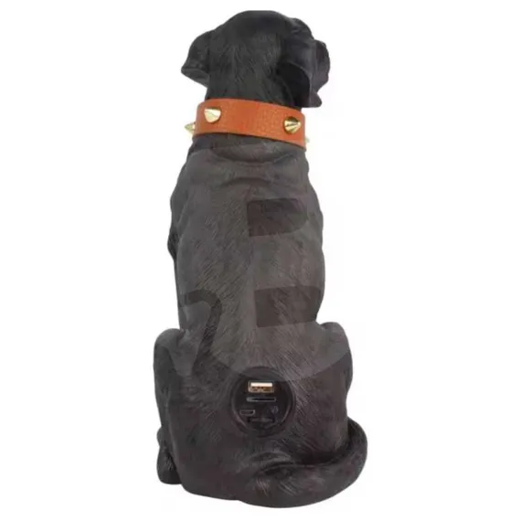 Boxă Bluetooth tip Labrador cu porturi spate