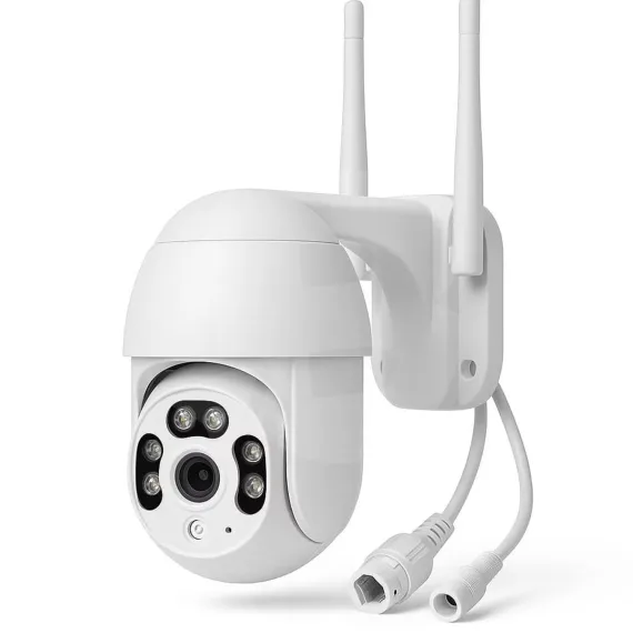 Cameră de supraveghere WiFi Smart IP66 cu rotație PTZ, vedere nocturnă și control din aplicație