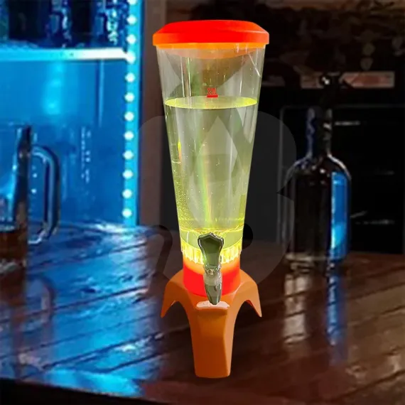 Dozator bere cu LED pentru servire băuturi la petreceri