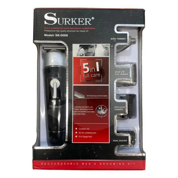 Set tuns și contur SURKER 5 în 1 cu suport de depozitare