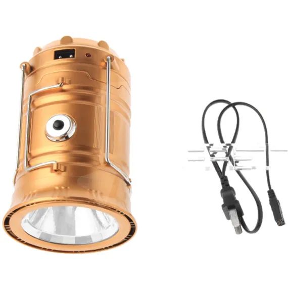 Lampă solară de camping QY-5800T cu iluminare LED