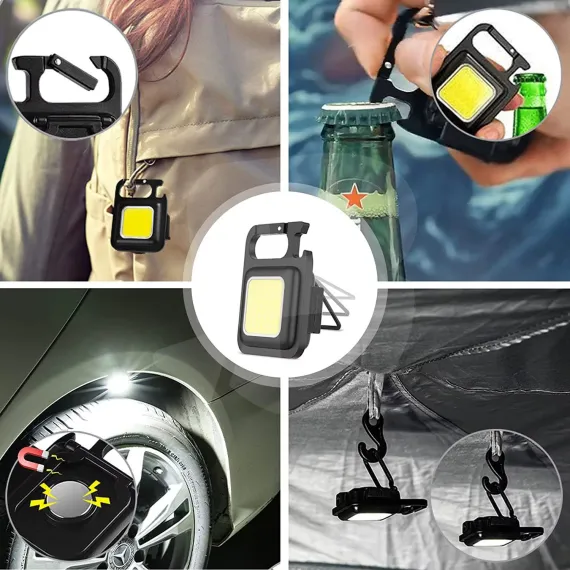 Lanternă LED pentru camping cu magnet