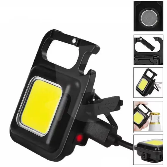 Lanternă LED mini cu încărcare USB-C