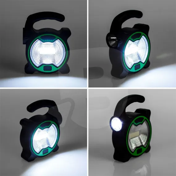 Lanternă de lucru reîncărcabilă cu LED lateral pentru iluminare direcțională
