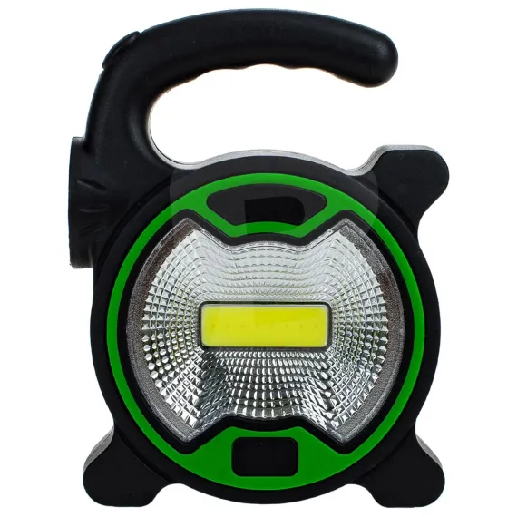 Lanternă de lucru cu mâner ergonomic pentru agățare și transport