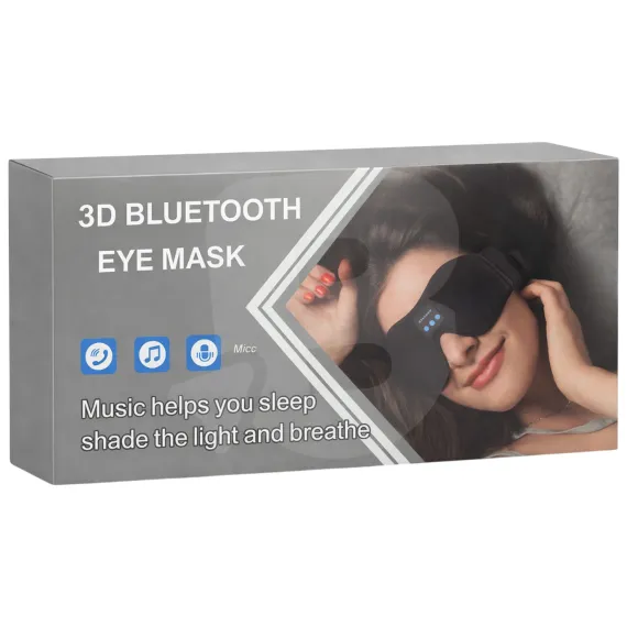 Mască de somn 3D Bluetooth Boodlab cu ambalaj original