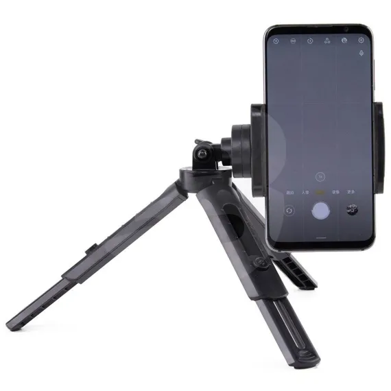 Cap rotativ 360 de grade mini trepied pentru telefon și camere GoPro