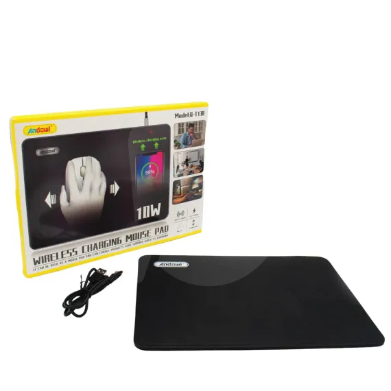 Ambalaj original mouse pad Andowl cu încărcare wireless