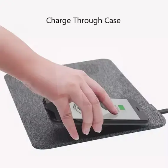 Mousepad cu încărcare wireless 15W pentru telefon
