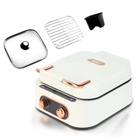 Gatire combinata hot pot si grill multicooker RAF
