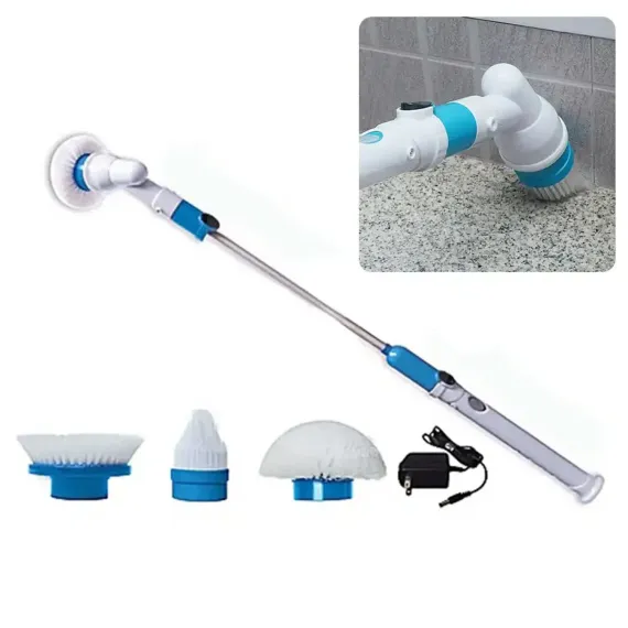 Perie electrică de curățare Turbo Scrub cu extensie