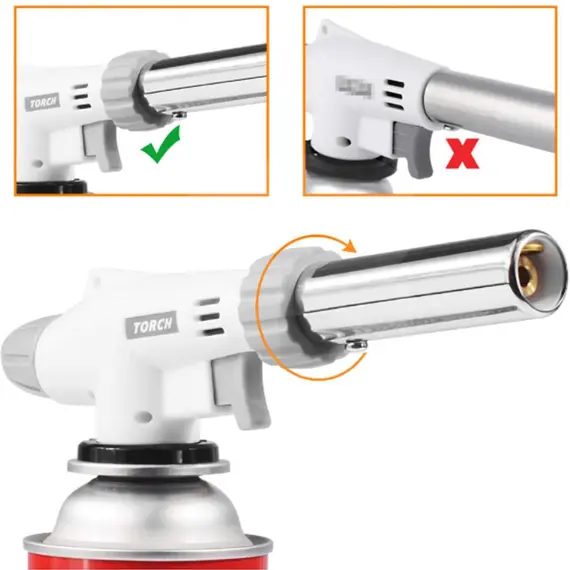 Reglaj flacără torță de gaz Master Torch WS-516C pentru utilizare precisă