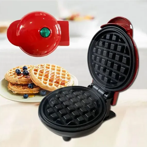 Aparat electric pentru waffle cu indicator LED