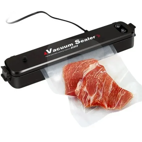 Aparat de vidat alimente cu carne sigilată ermetic