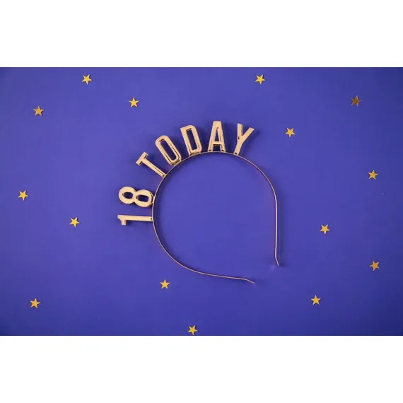 Bentita metal ,,18 Today,, auriu CON-18