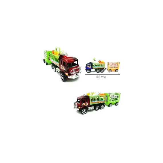 Camion animale cu remorca cusca 6511110046320 CON-100