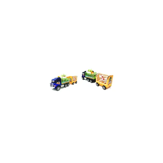 Camion animale cu remorca cusca 6511110046320 CON-100