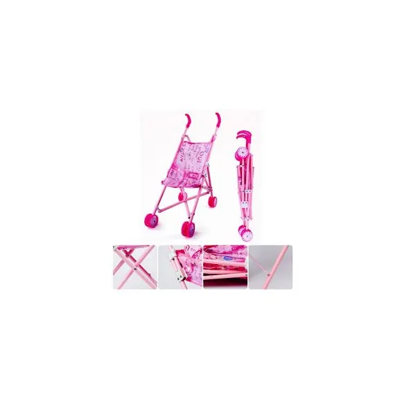 Carucior pentru papusi, Baby Mix, Pliabil, Cadru Metalic 6511110031838 CON-157