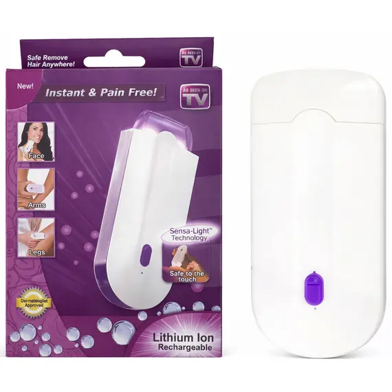 Epilator reîncărcabil cu tehnologie Sensa-Light Finishing Touch Yes