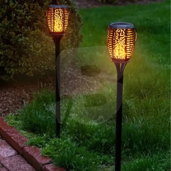 Lampă solară decorativă exterior cu lumină caldă