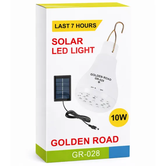 Lampă solară LED 10W cu autonomie mare