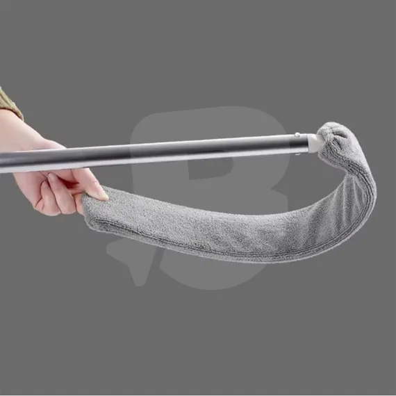 Mop din microfibră subțire cu mâner telescopic pentru curățenie
