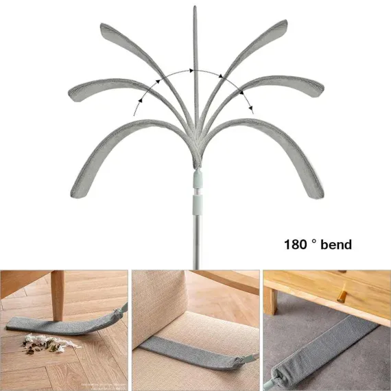Mop din microfibră cu tijă din aluminiu pentru curățenie eficientă