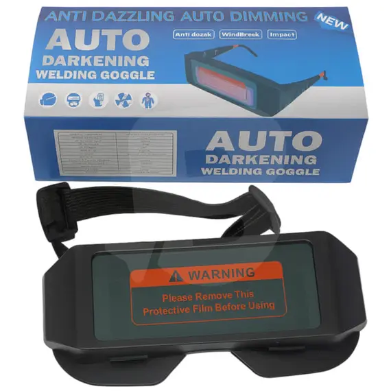 Ambalaj ochelari de sudură cu întunecare automată