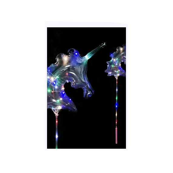 Set 50 Baloane Party LED multicolor, forma Unicorn 6511110043206 CON-40