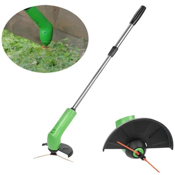 Trimmer ZipTrim în utilizare pentru tăierea ierbii și buruienilor din grădină