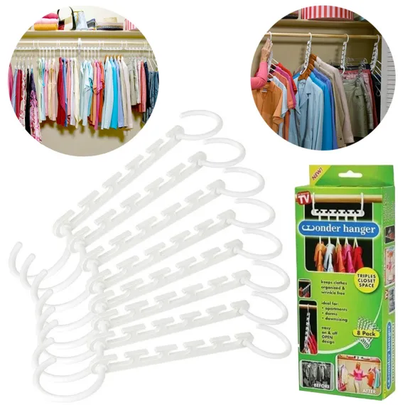 Wonder Hanger set 8 suporturi pentru umerașe ambalaj