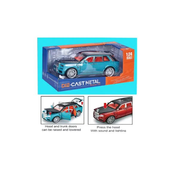 Mașină Metal Cullinan 1:24, turnată sub presiune, cu sunet și lumină 6511110052017 CON-312