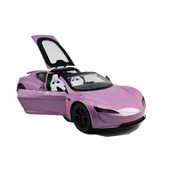 Mașină metalica Roadster la scară 1/24, cu sunet și lumină 6511110051591 CON-279