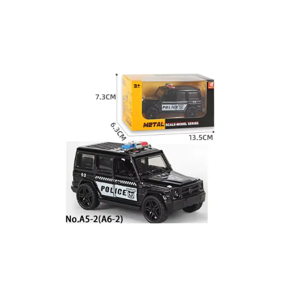 Mașini Metalice de Urgență (Poliție, Pompieri, Armată) - Scara 1:36, Funcție Pull-Back CON-462
