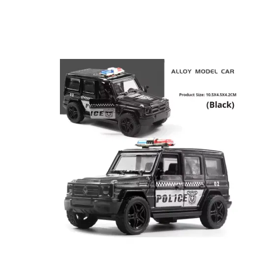 Mașini Metalice de Urgență (Poliție, Pompieri, Armată) - Scara 1:36, Funcție Pull-Back CON-462
