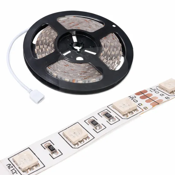 Efect luminos bandă LED RGB multicolor