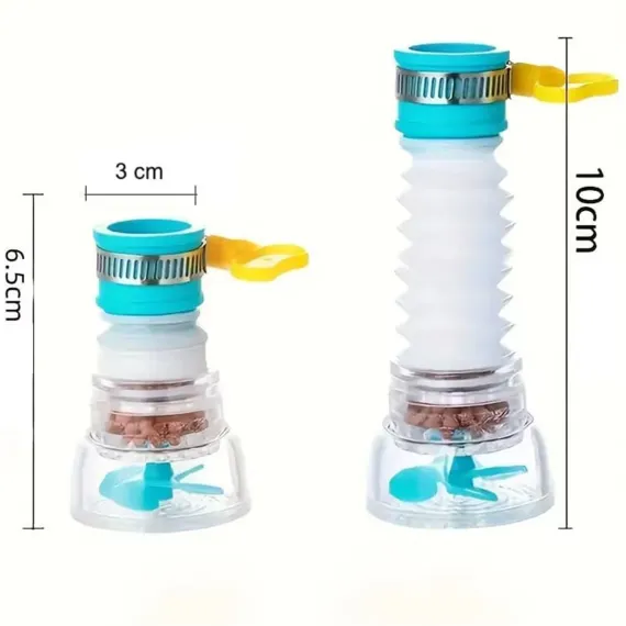 Extensie robinet cu filtru – dimensiuni și măsurători în cm
