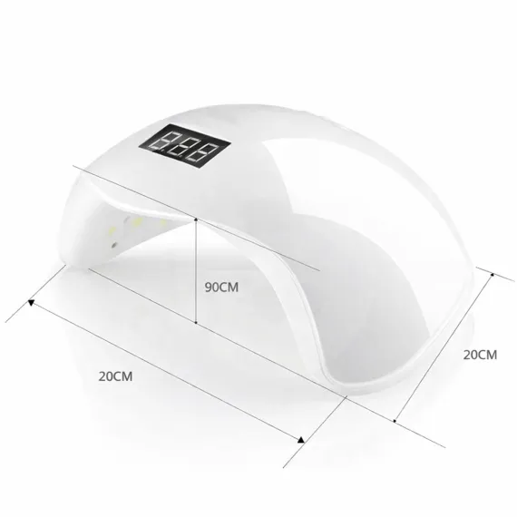 Lampă UV-LED SUN 5 cu afișaj digital dimensiuni