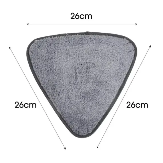 Rezervă mop triunghiular microfibră – dimensiuni 26 cm