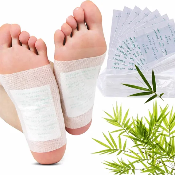 Plasturi detox Kinoki pentru tălpi cu extract de bambus
