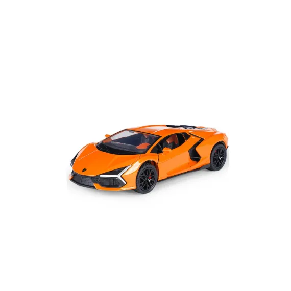 Machetă Lamborghini Revuelto 1:24 metal portocaliu cu detalii sport