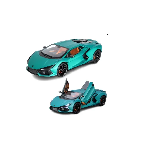 Machetă Lamborghini Revuelto 1:24 metal verde cu uși deschise