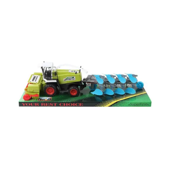 Tractor combină de recoltat cu discuri agricole și accesorii detașabile