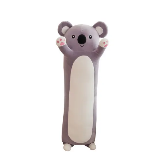 Urs koala din pluș lung, vedere frontală