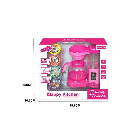 Filtru de cafea interactiv „Happy Family”, cu lumini, sunete și funcție reală de picurare a apei