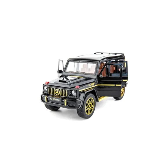 Mașină metalică G63 1:24 vedere frontală